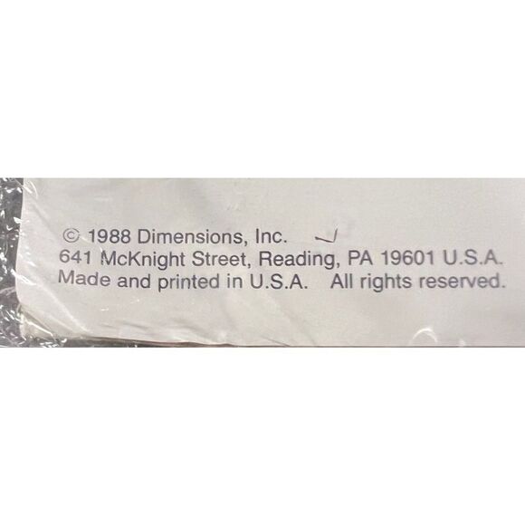 Dimensions “Blessed Nativity Sampler Sealed Vintage 1988 Rare - Picture 4 of 5